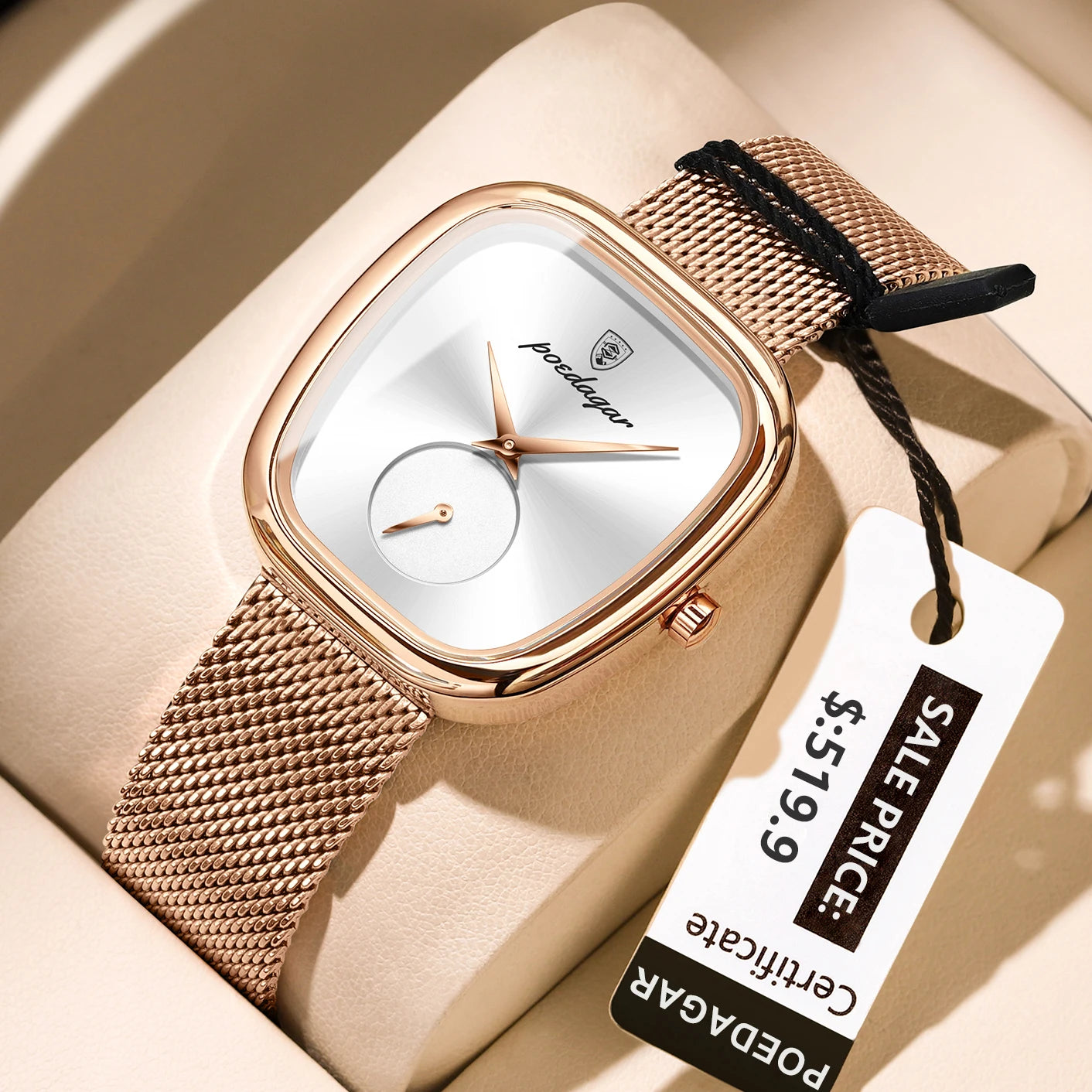 POEDAGAR Luxury Elegant Women's Watch