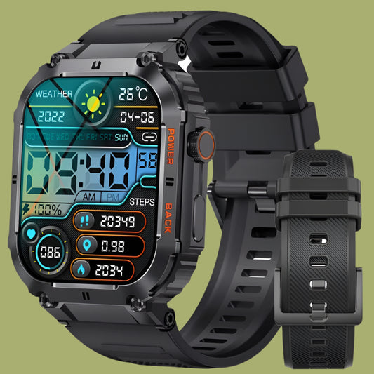 LIGE Men's Outdoor Sports Fitness Smart Watch