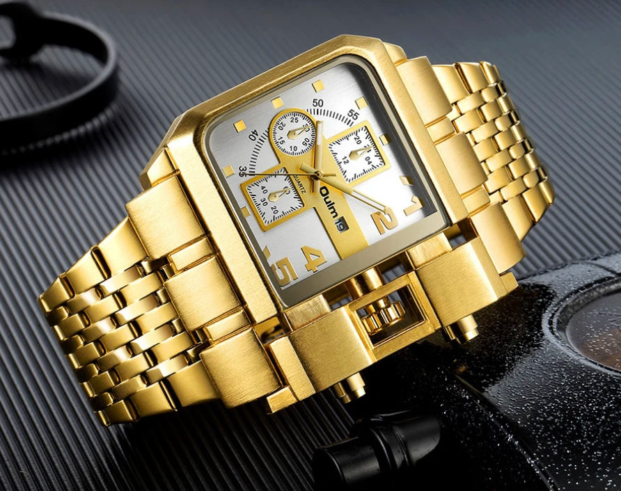 Men's Chronometer Watch Gold