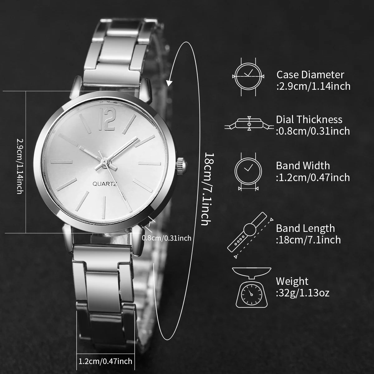 Elegant Women's Quartz Watch