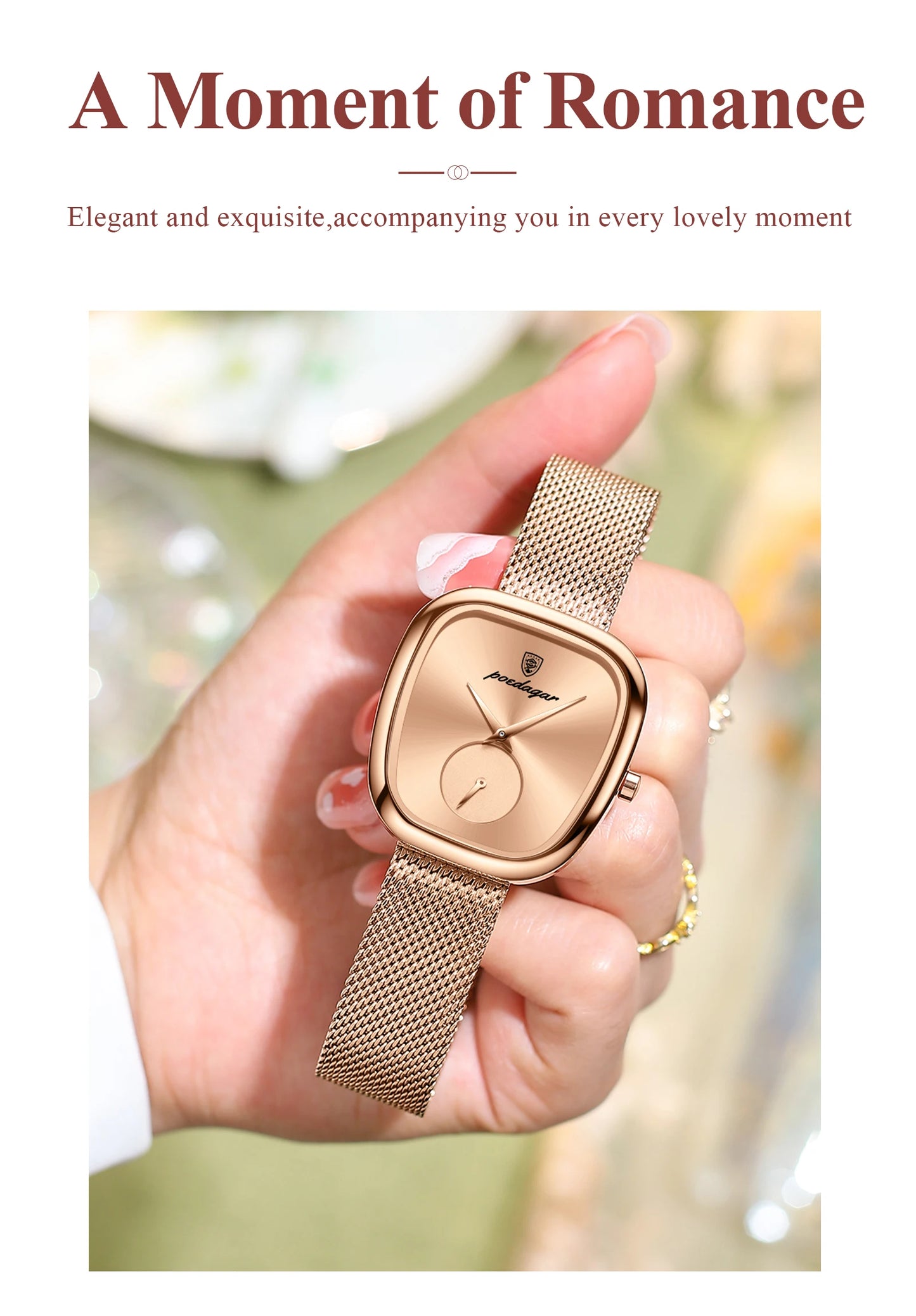 POEDAGAR Luxury Elegant Women's Watch